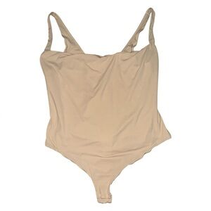 Skims BNWOT tan sienna snap button bodysuit women’s plus size 3X